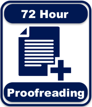 72 Hour Proofreading Service